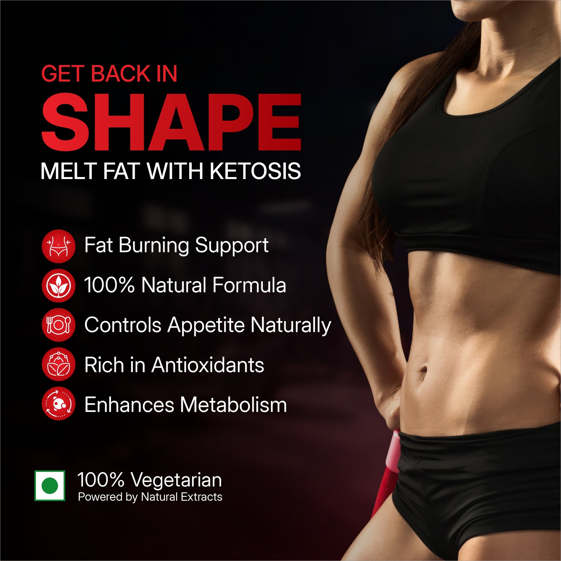 100% NATURAL FORMULA FOR KETO FAT BURNER